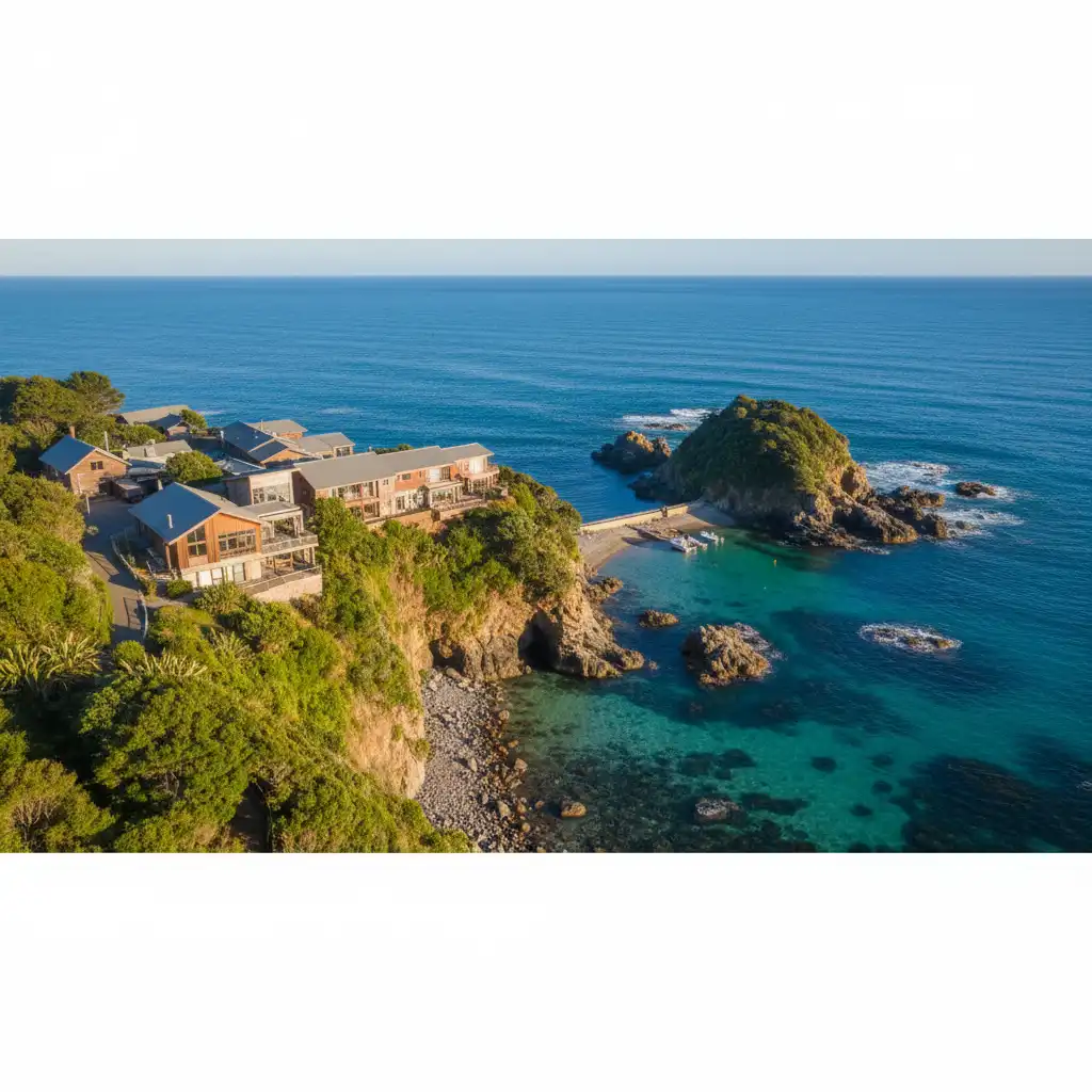 Leigh Marine Laboratory overlooking Goat Island Marine Reserve