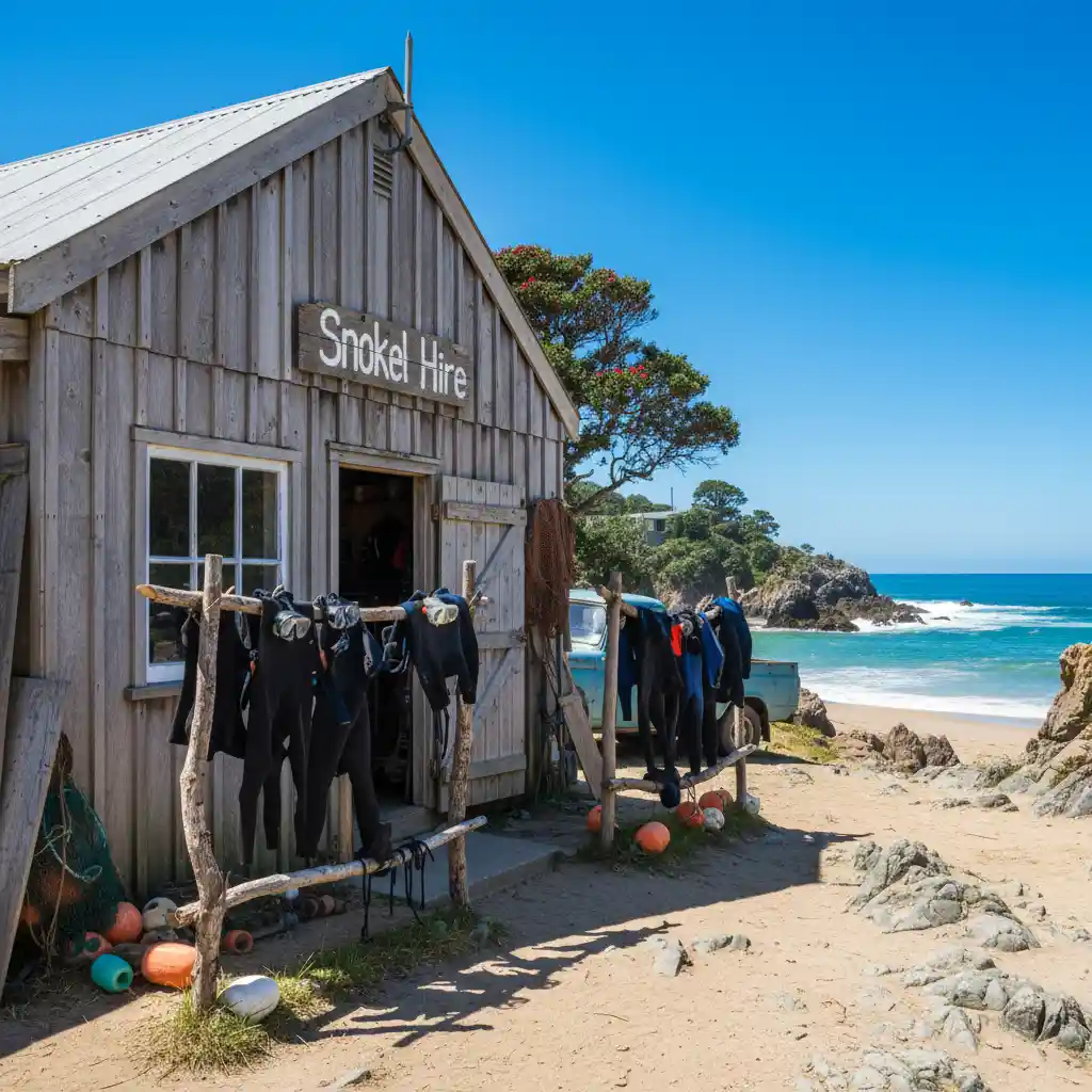 Goat Island Dive and Snorkel rental shop exterior