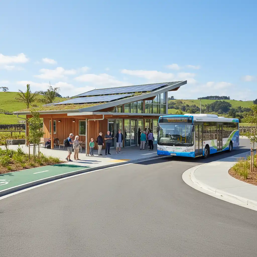 Warkworth Community Transport Hub bus stop
