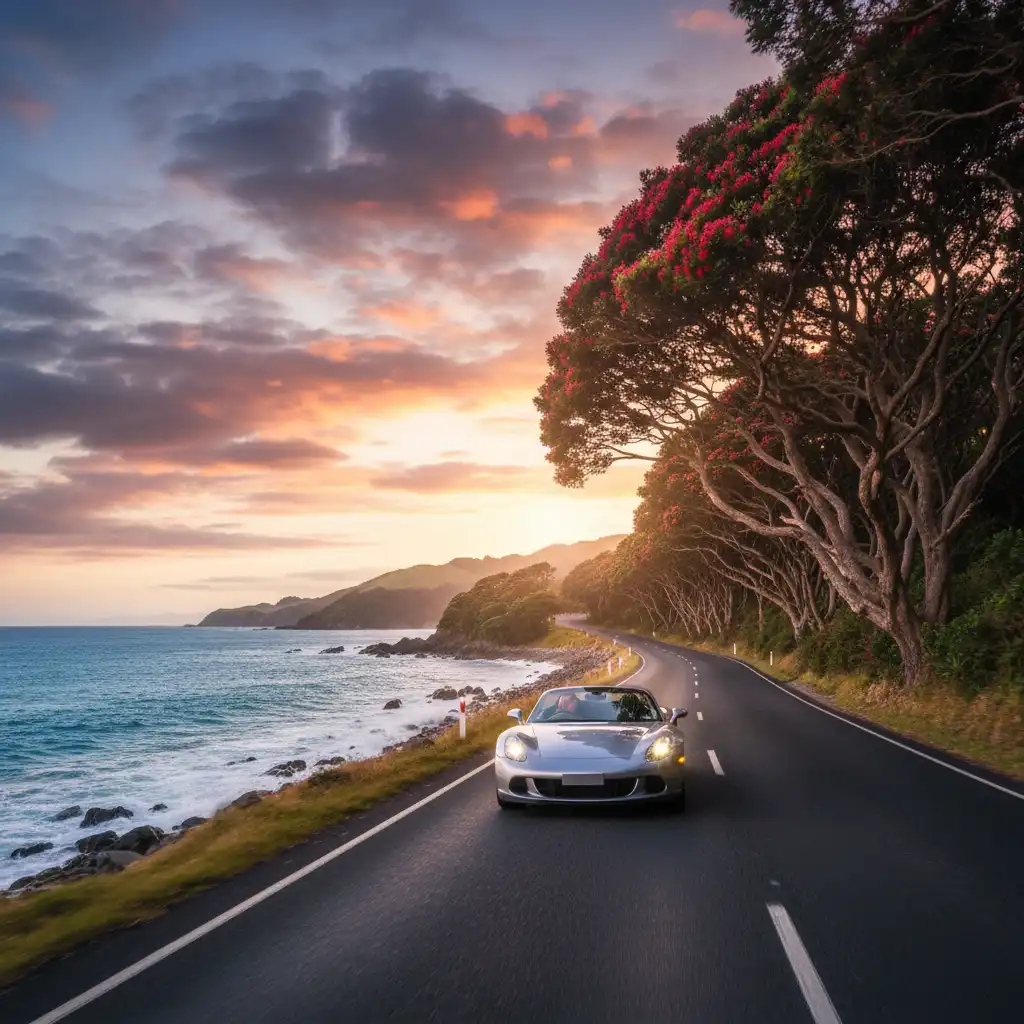 Driving to Goat Island