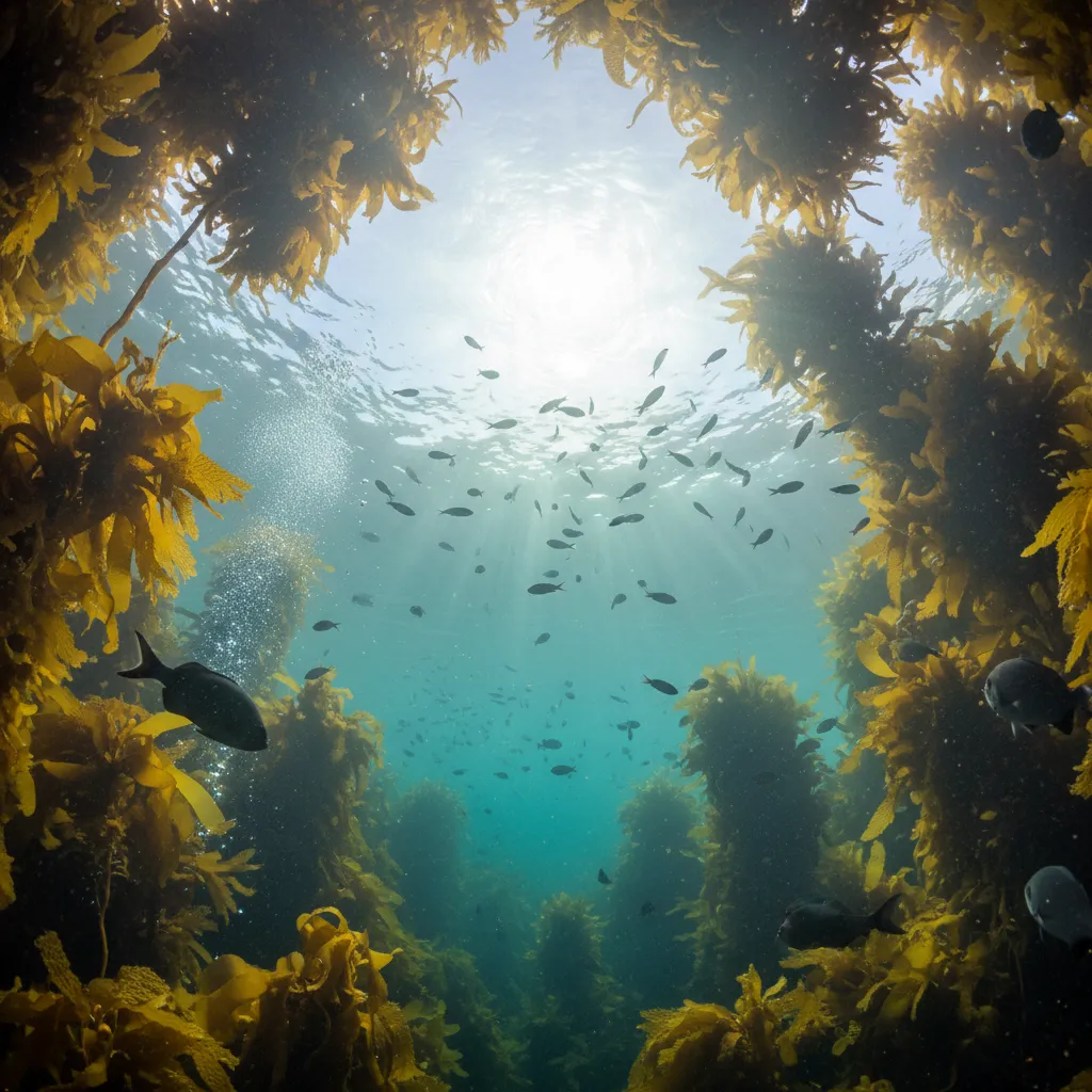 Kelp forest ecosystem at Goat Island
