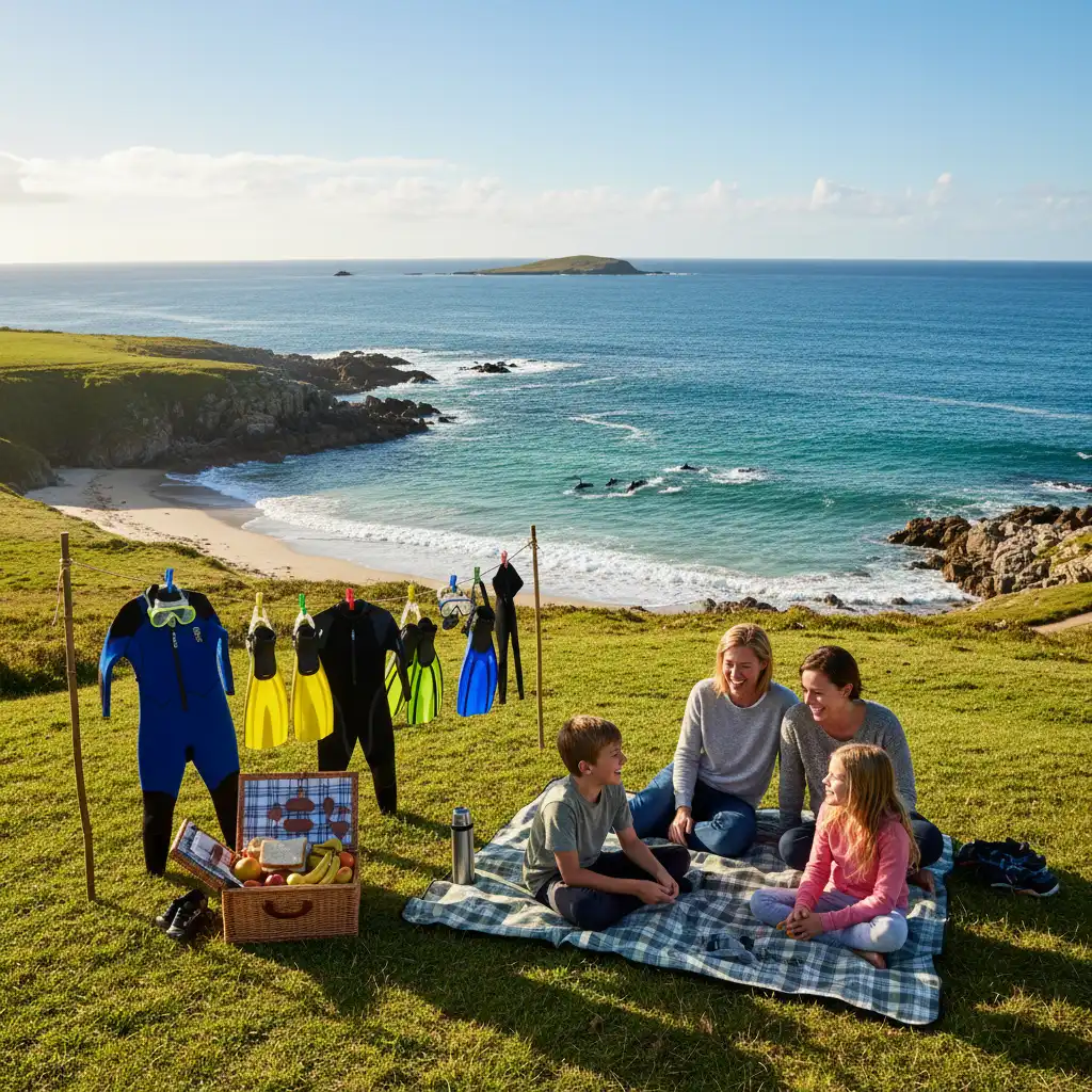 Picnic at Goat Island Marine Reserve