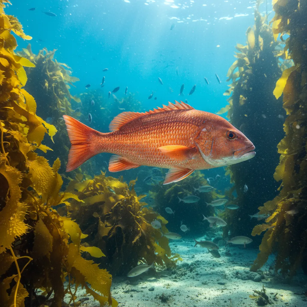 Snapper swimming in Goat Island Marine Reserve