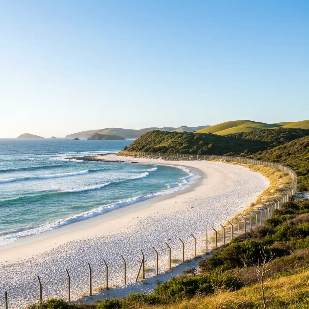 Tawharanui Regional Park coastline and conservation area