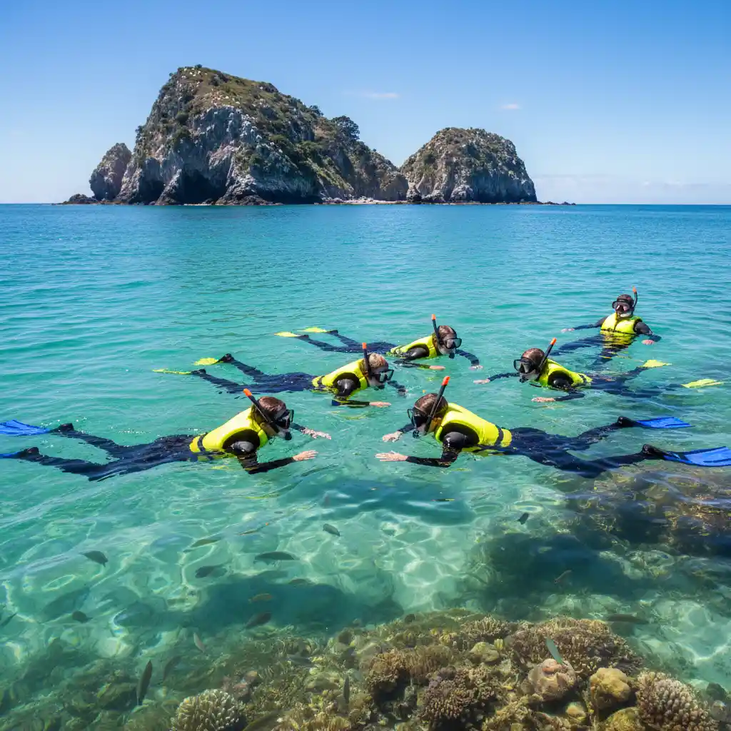 Snorkeling safety and supervision at Goat Island Marine Reserve