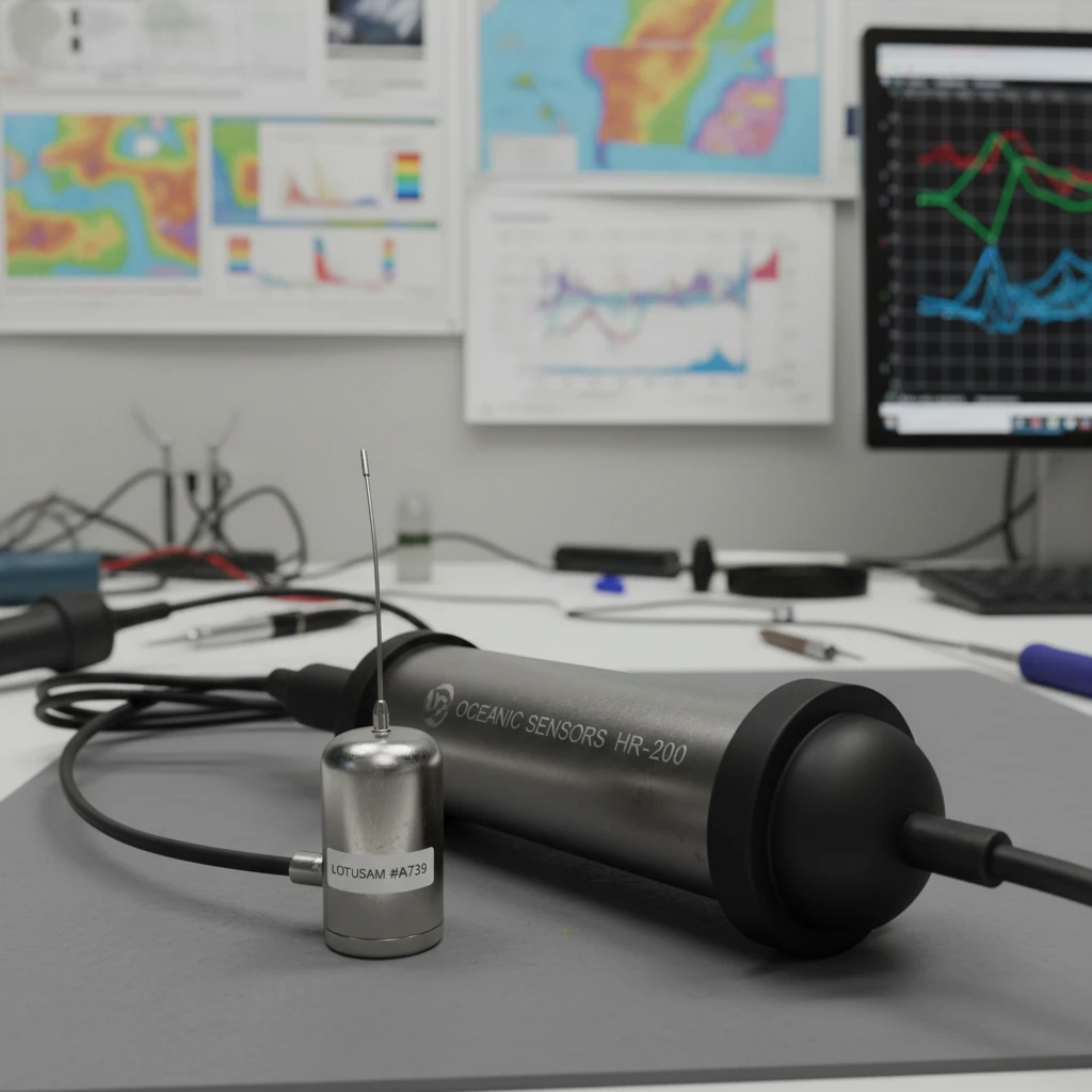 Acoustic telemetry equipment used for tracking fish